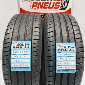 2 pneus semi novos 225-60R17 Kleber - Oferta dos Portes